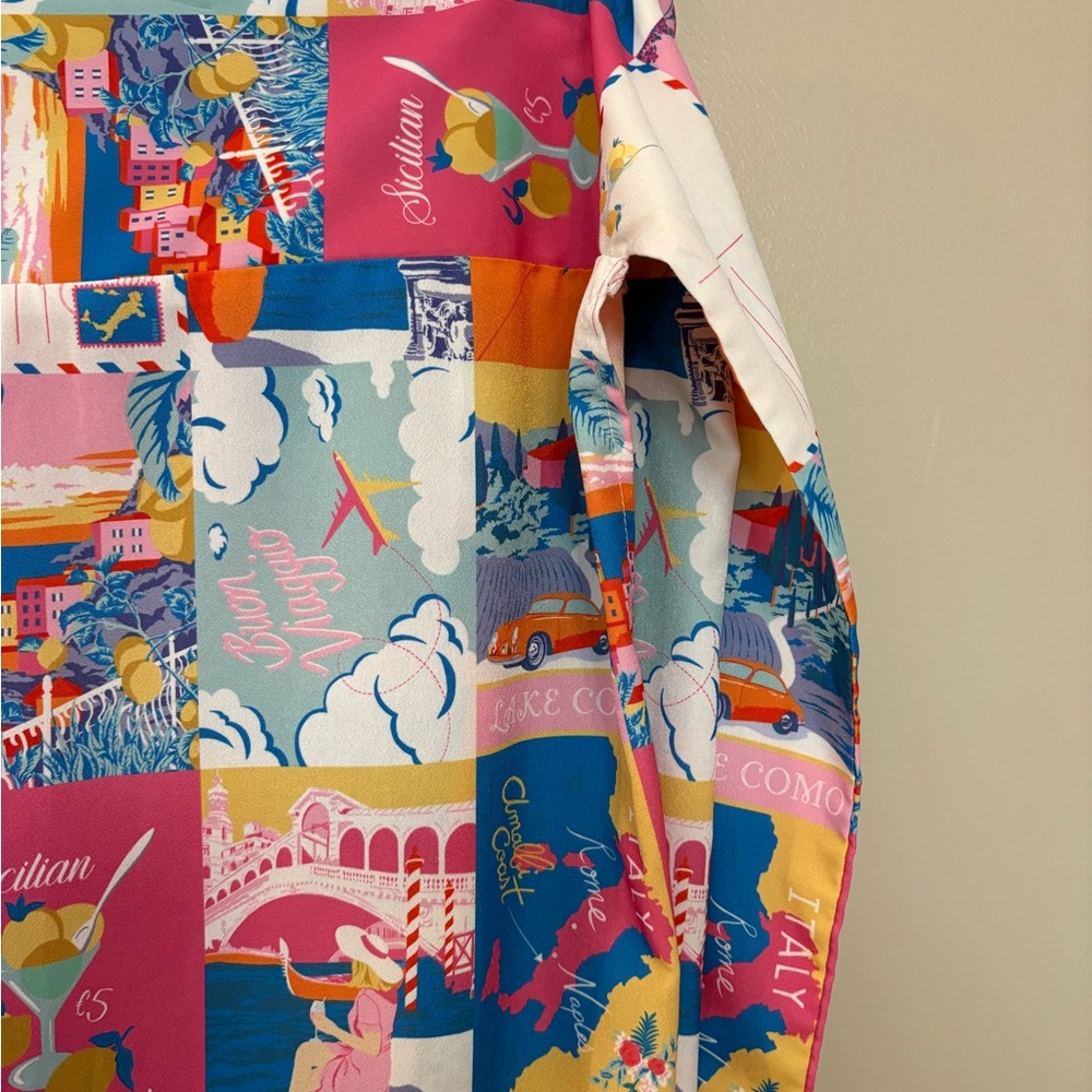 Never Fully Dressed Vibrant Patchwork A-Line Skirt - image 4